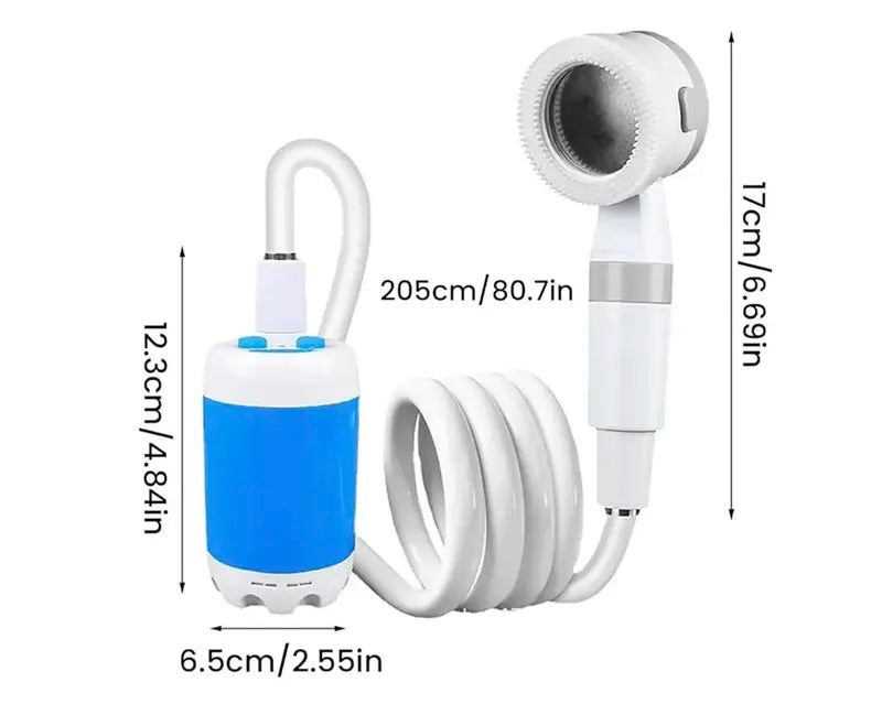 Portabel Vattenpump: Kit med Slang & Munstycken