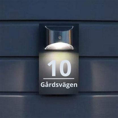 Soldriven Husskylt - Designa Din Egen